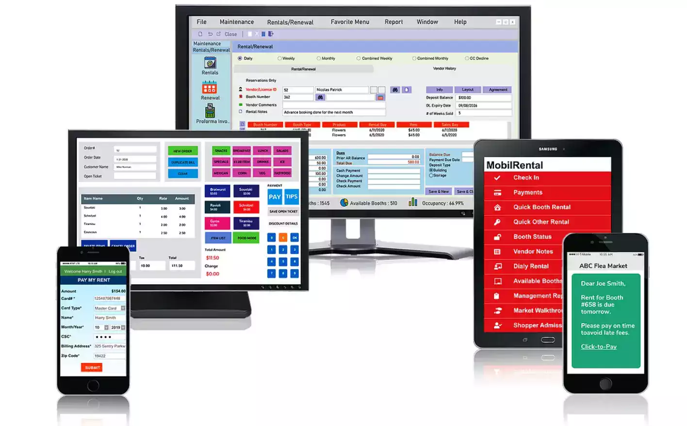 screenshot of Booth Tracker